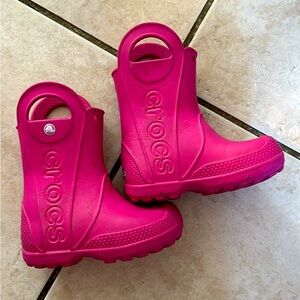 Toddler CROCS rain boots